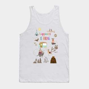Happiness is hiking Tank Top